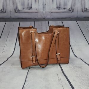 Faux Leather Handbag